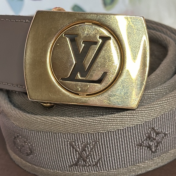 💯Authentic Louis Vuitton Monogram Canvas LV Cut Belt 80CM🍀 - Picture 12 of 15